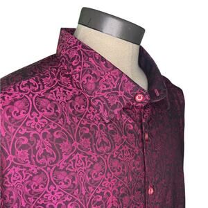 Robert Graham Luther Shirt Long Sleeve Buttondown 2XL